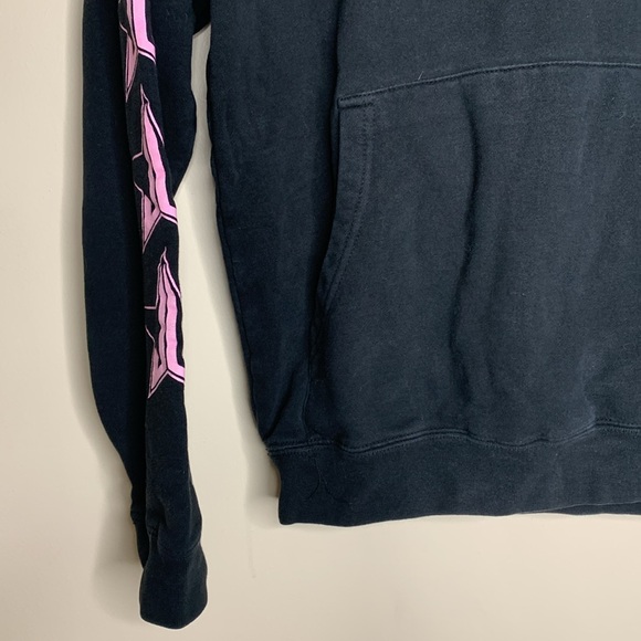 Jeffree Star Cosmetics | Black Pink Star ICONIC Hoodie | 5 Year Anniversary RARE - Picture 3 of 7